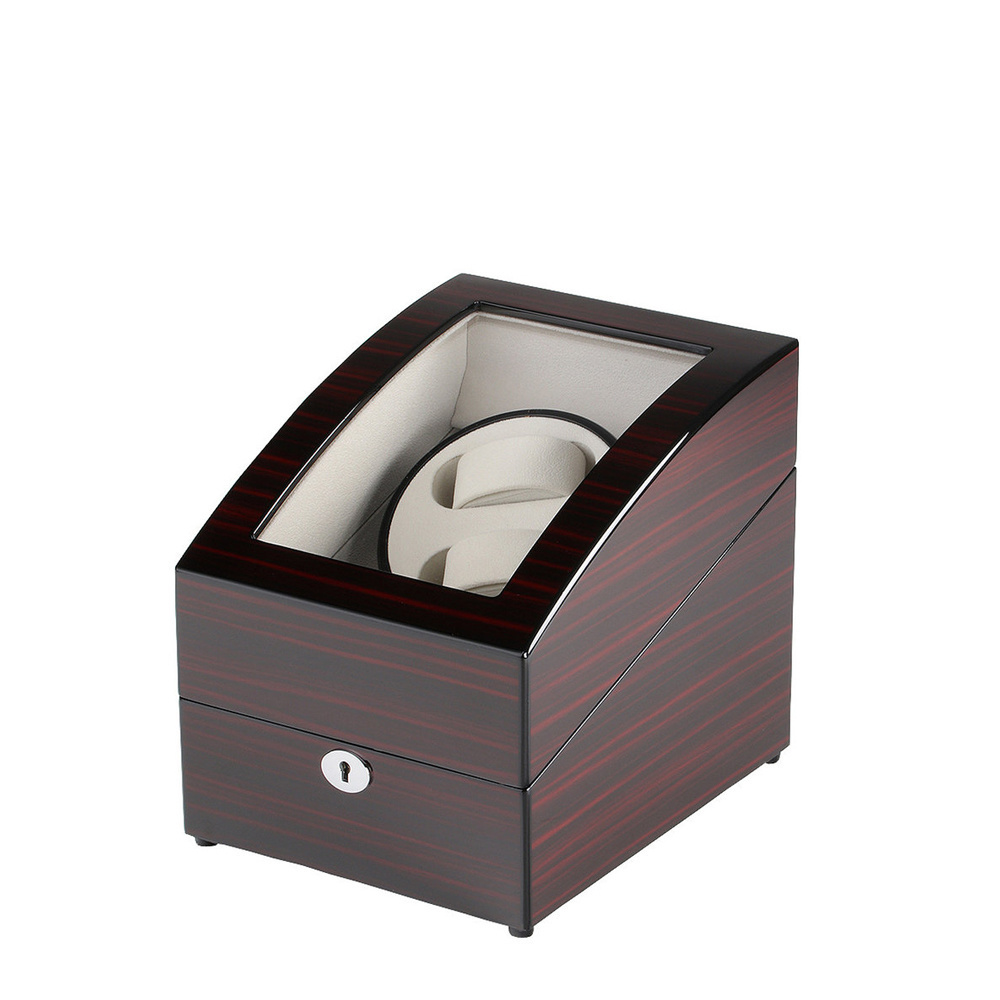 LuxTech Uhrenbeweger  LT-1011-2EB Braun  für 2 Uhren