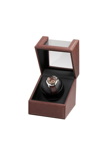 LuxTech Uhrenbeweger  LT-2113-1DBR für 1 Uhr