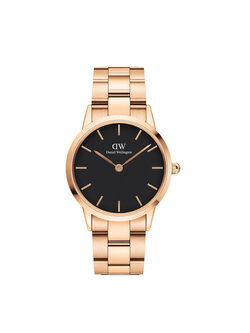Daniel Wellington Iconic Link Roségold Black DW00100210
