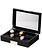 LuxTech Uhrenbox LT-2350-10BL für 10 Uhren Black