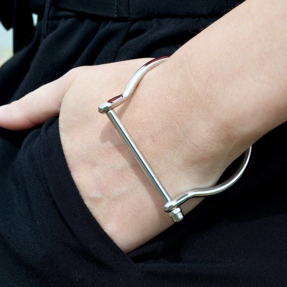 ROBUR HOPPLA  Armreif silber