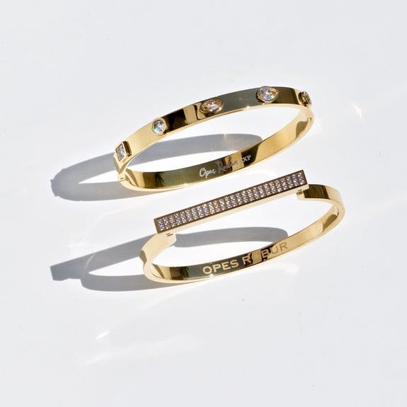 ROBUR HOPPLA Armreif gold 18K