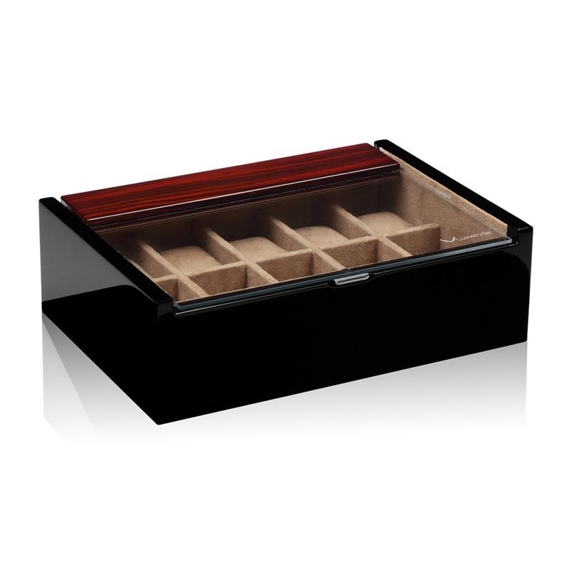 Modalo  Lucia Uhrenbox für 10 Uhren Makassar-Beige