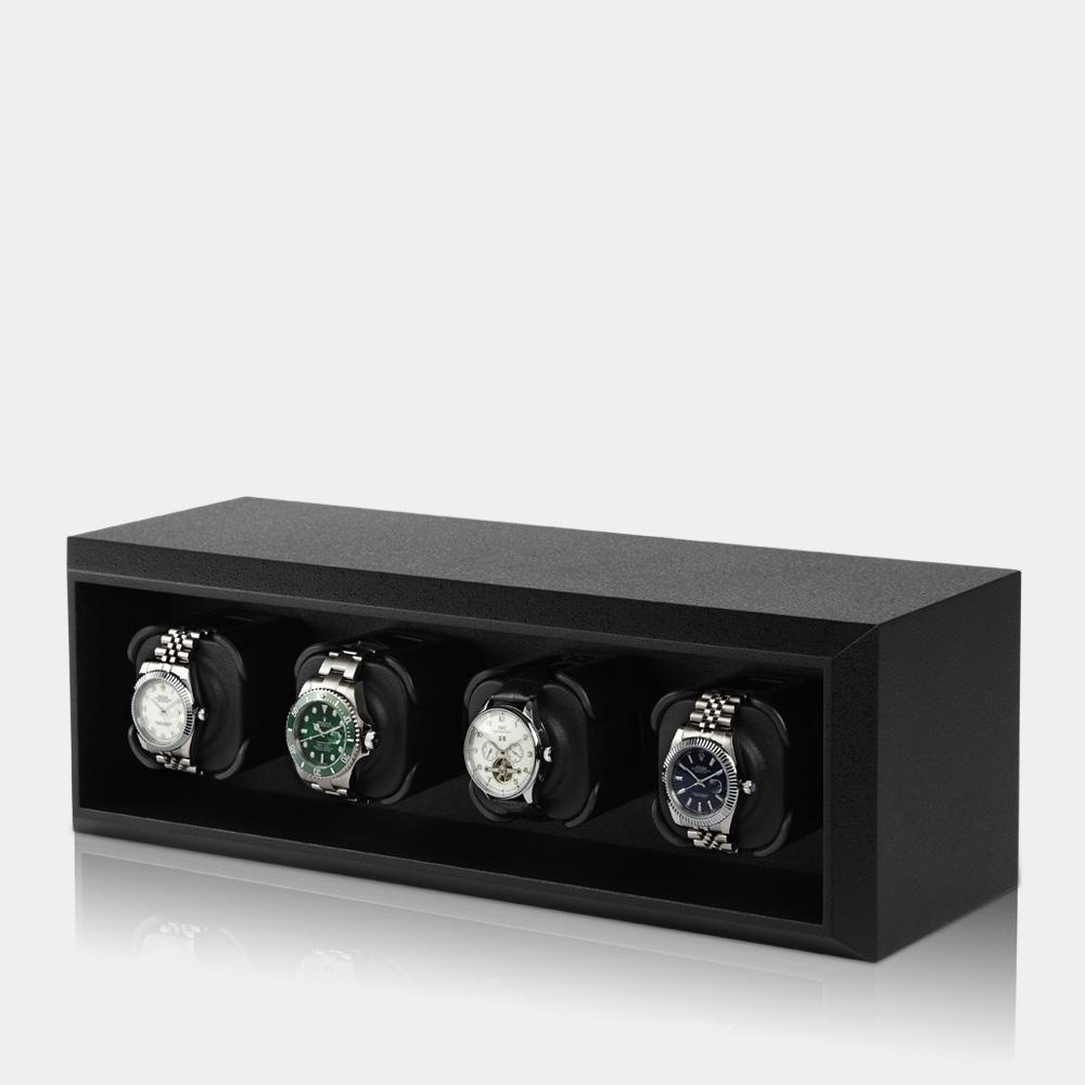 Modalo Uhrenbeweger Affinity LV3 für 4 Uhren schwarz