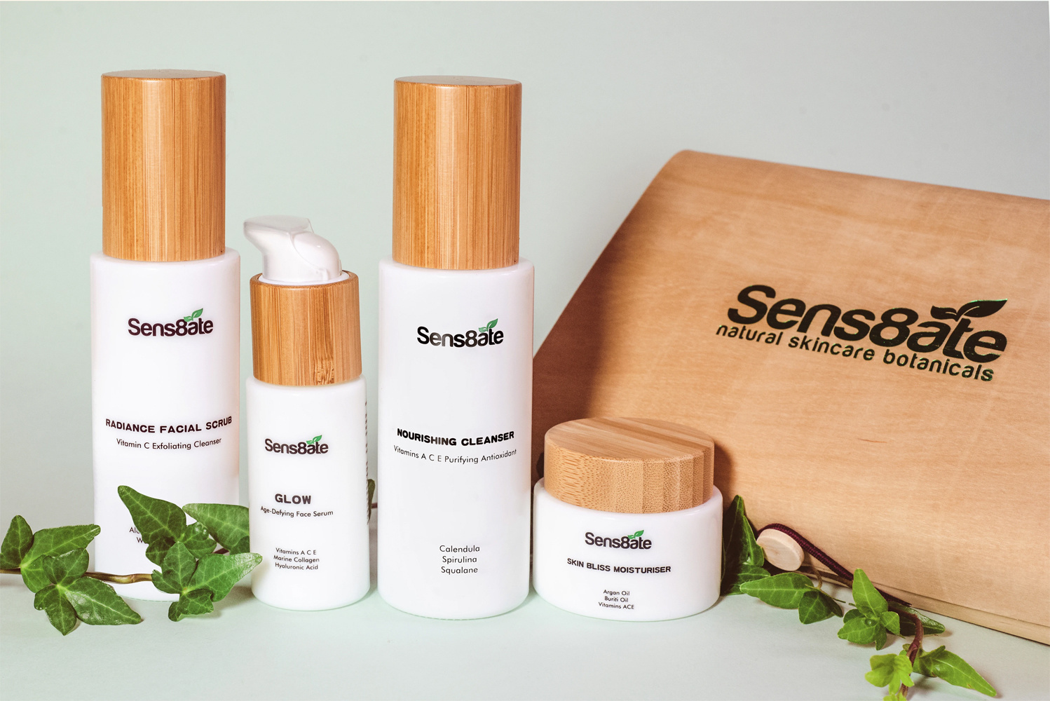 Sens8ate Skincare Hydrat & Glow - Komplettes Set
