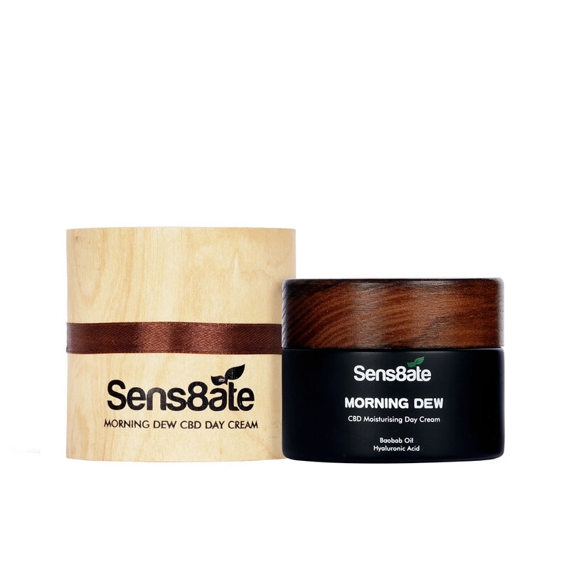 Sens8ate Skincare Morning Dew CBD Tagescreme