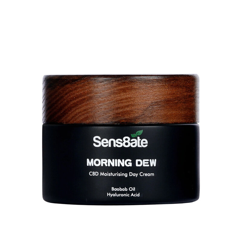 Sens8ate Skincare Morning Dew CBD Tagescreme