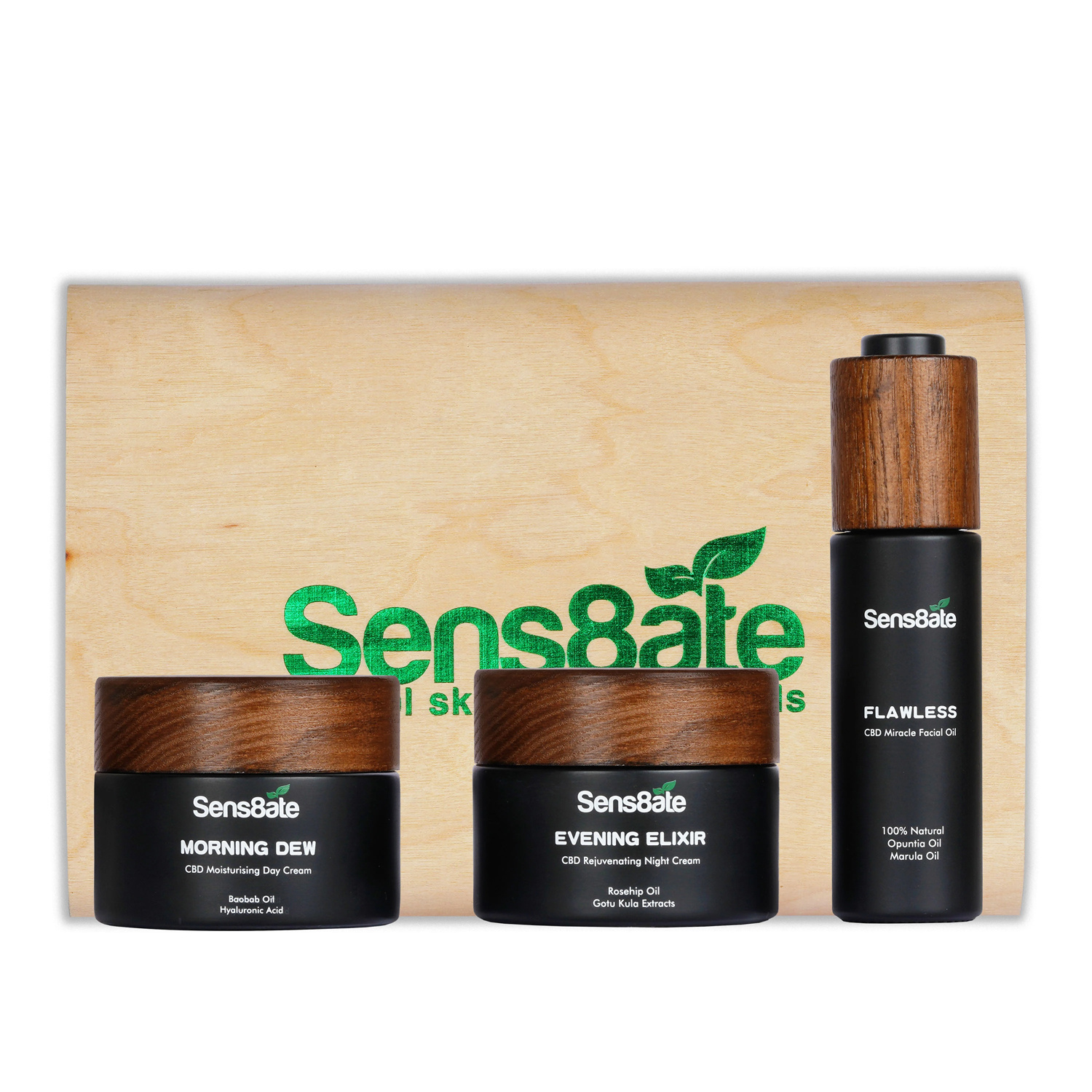 Sens8ate Skincare CBD Wiederherstellungs- und Balance-Set