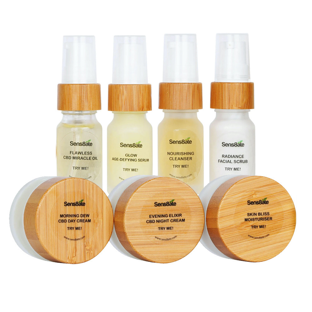 Sens8ate Skincare Komplettset - Premium-Miniset