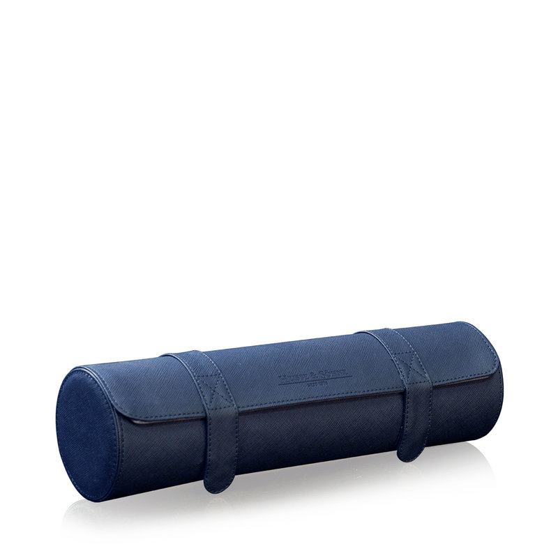 Heisse & Söhne  Uhrenrolle / Uhrenetui Rondo 5 -Blau