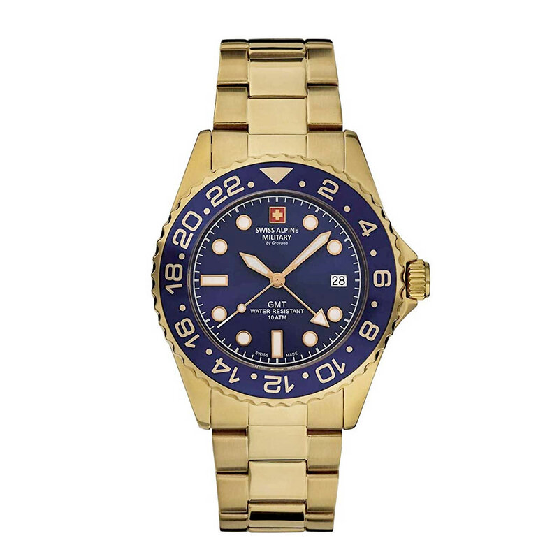 Swiss Alpine Military Herren GMT Diver 7052.1115