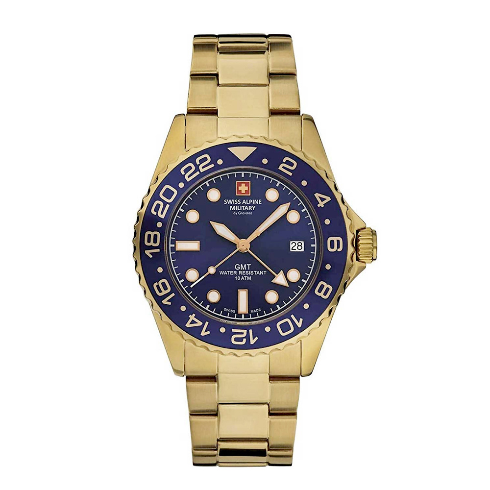 Swiss Alpine Military Herren GMT Diver 7052.1115