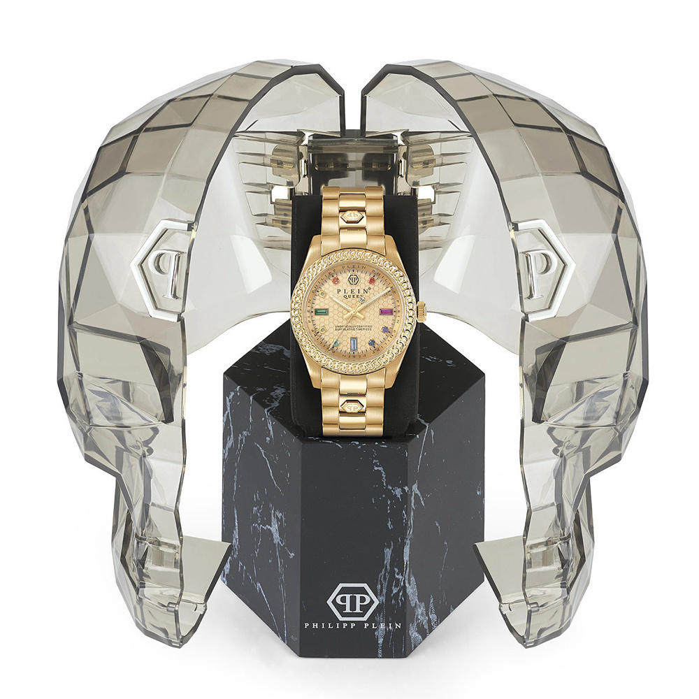 Philipp Plein Queen Crystal 36mm Damenuhr PWDAA0721