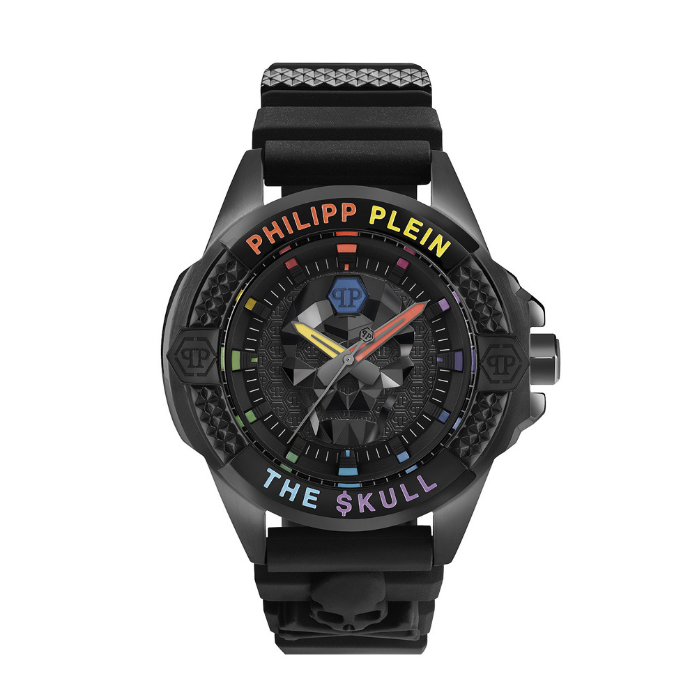 Philipp Plein The Skull Titan Rainbow Herrenuhr 44mm PWAAA0621