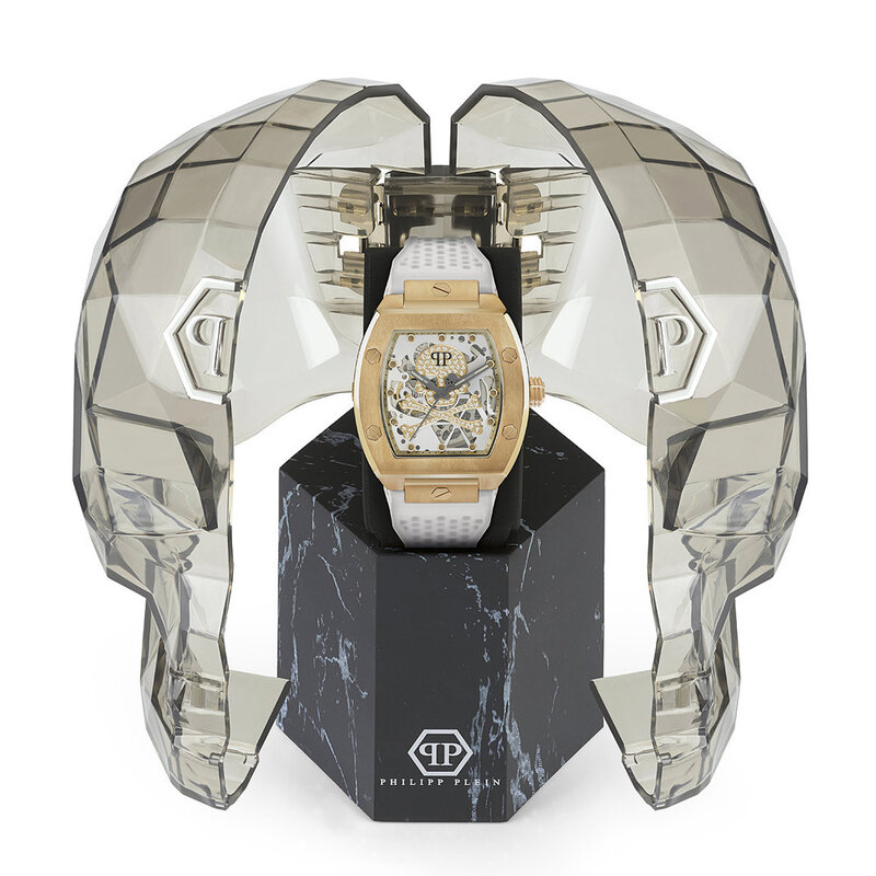 Philipp Plein The Skeleton Automatik 44mm Herrenuhr  PWBAA0421