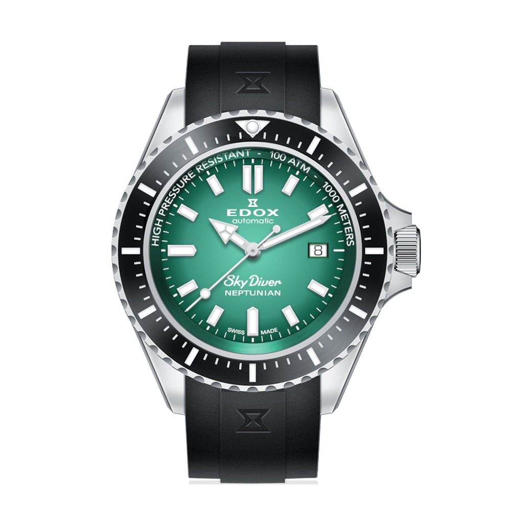 Edox Skydiver Neptunian Automatik 44mm 80120-3NCA-VDN