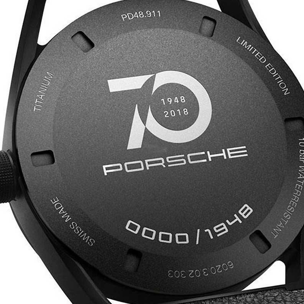 Porsche Design  Design Novelty 1919 Datetimer 6020.3.02.303.07.2 Eternity 70Y Sports Car Limited Edition