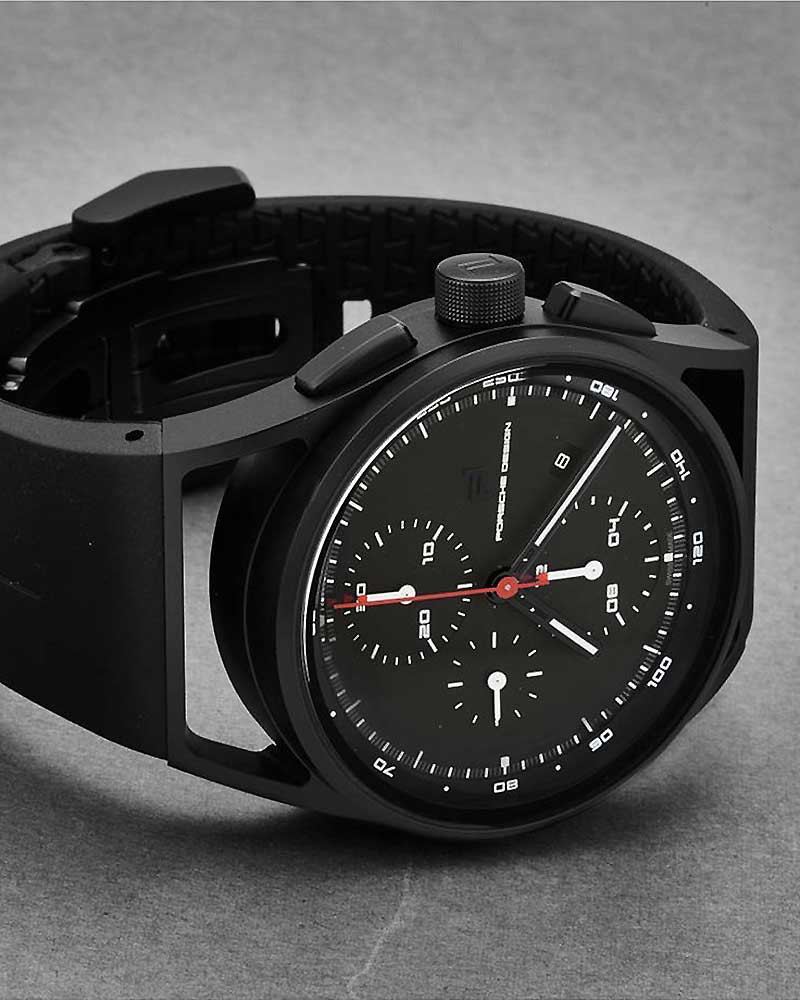 Porsche Design  Design 1919 Chronotimer 6020.1.02.003.06.2 Black & Rubber