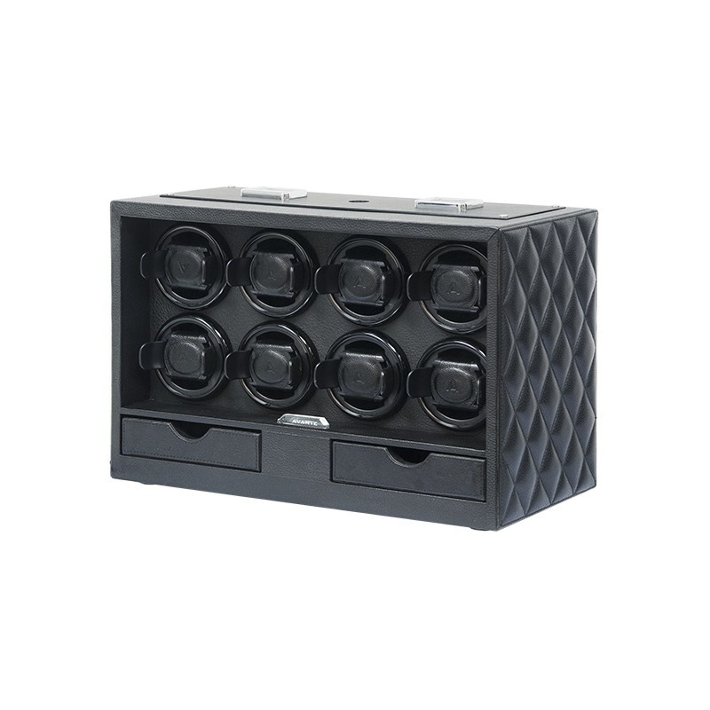 Avante Grand Keeper 8 S8v3 BS Uhrenbeweger - Echtes Rindsleder für 8 Uhren