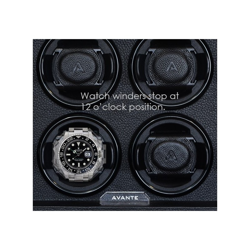 Avante Uhrenbeweger Virtuoso Carbon Rindsleder für 8 Uhren / R8v3CF