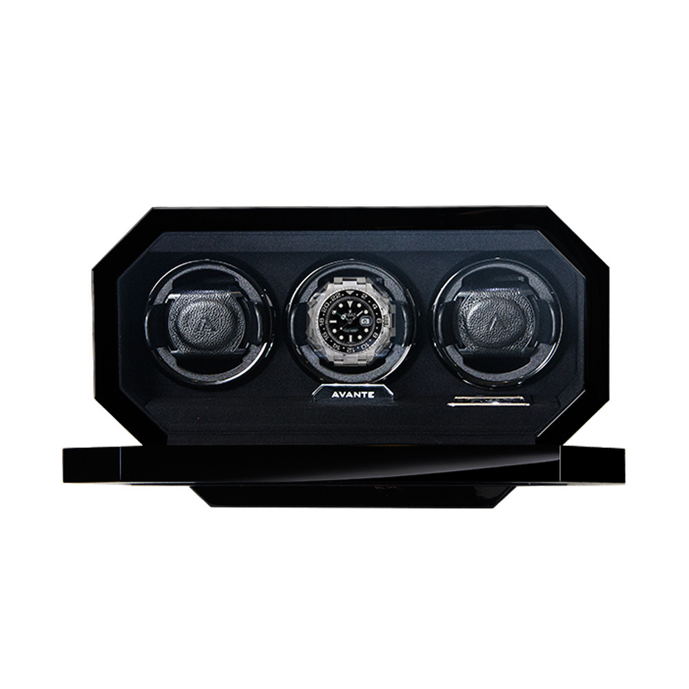 Avante Schwarze Hochglanzlackierung mit Karbon-Inlay für 3 Uhren R3v3 BK CF Limited Edition