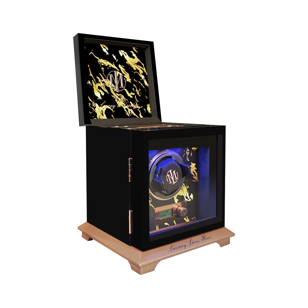 Modern Innovations Single Legacy Collection Piano Black-Finish und Roségold-Beschichtung