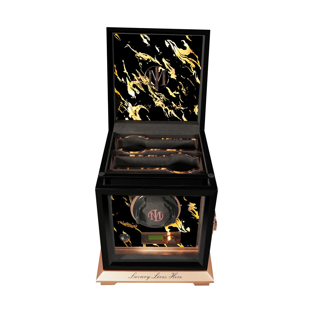 Modern Innovations Single Legacy Collection Piano Black-Finish und Roségold-Beschichtung