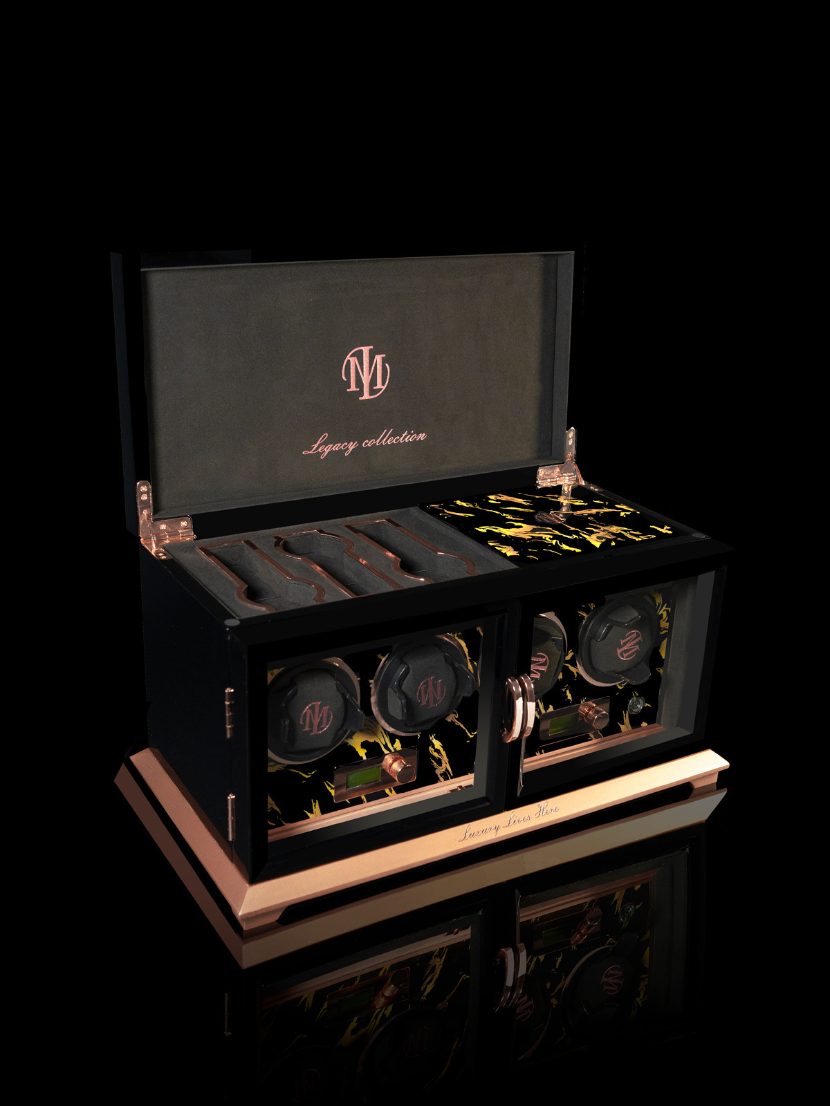 Modern Innovations Quad Legacy Collection Uhrenbeweger für 4 Uhren