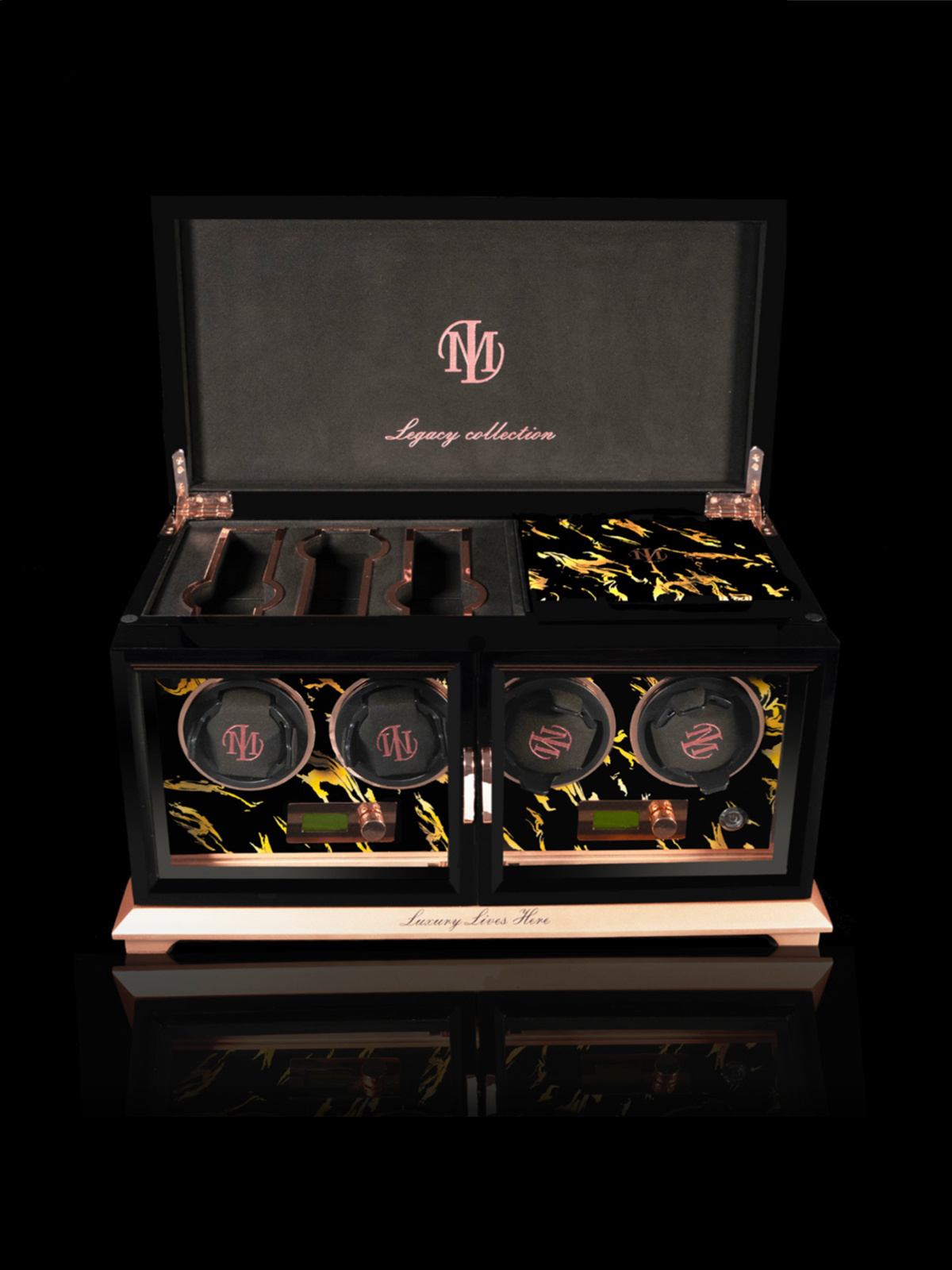 Modern Innovations Quad Legacy Collection Uhrenbeweger für 4 Uhren