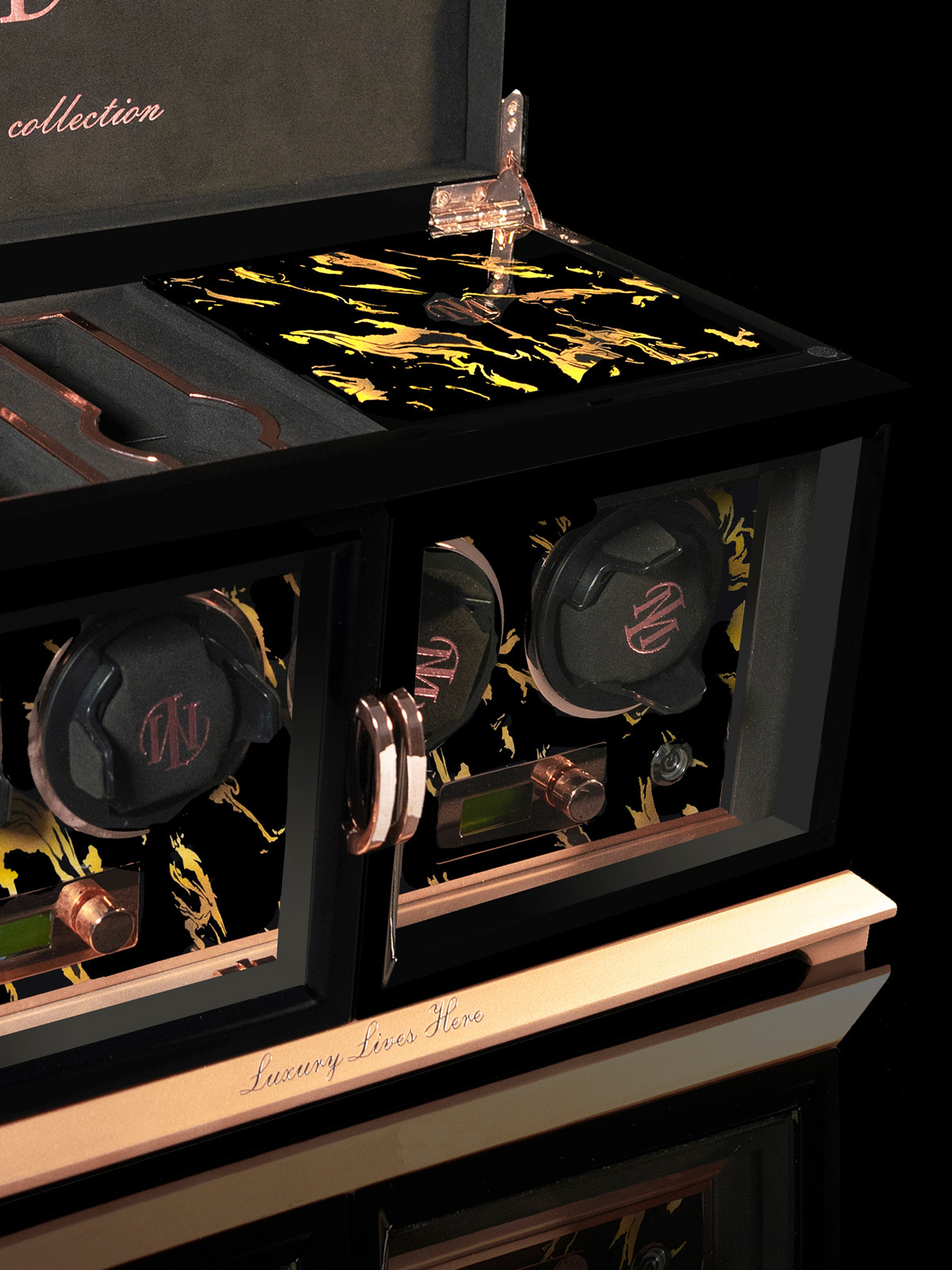 Modern Innovations Quad Legacy Collection Uhrenbeweger für 4 Uhren