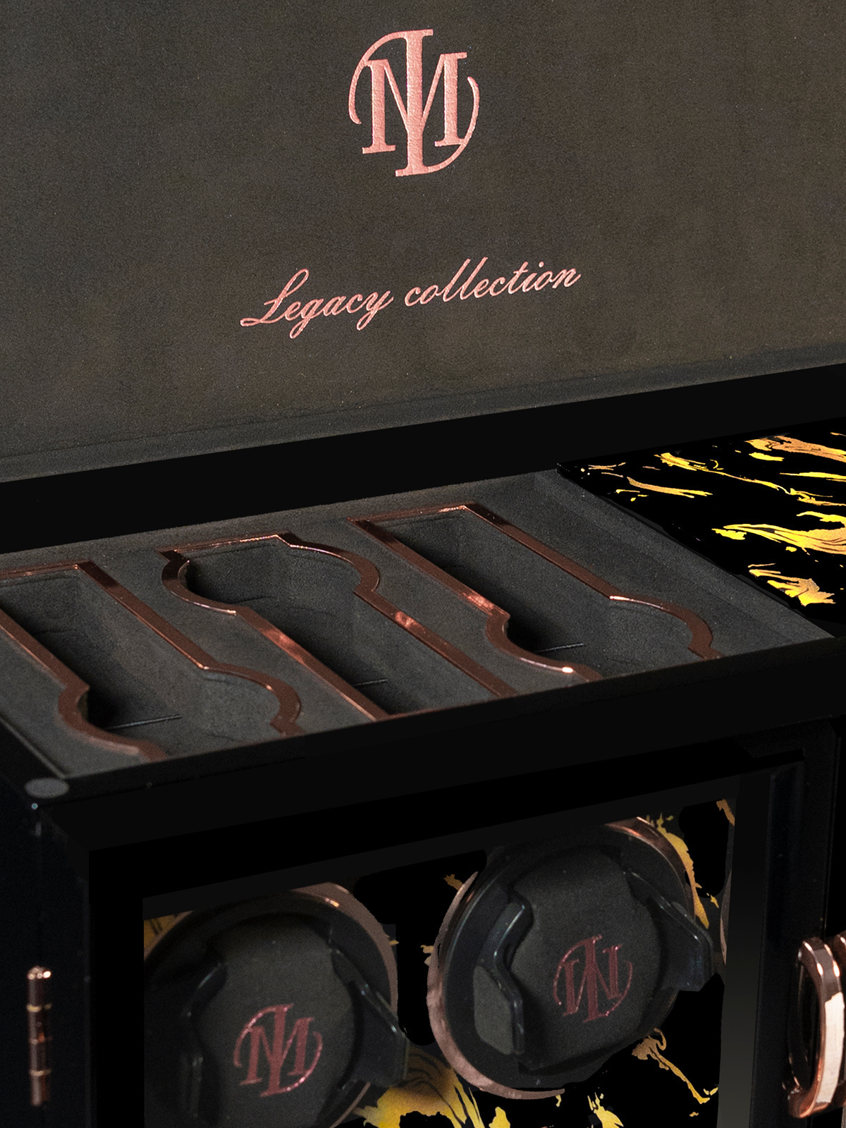 Modern Innovations Quad Legacy Collection Uhrenbeweger für 4 Uhren