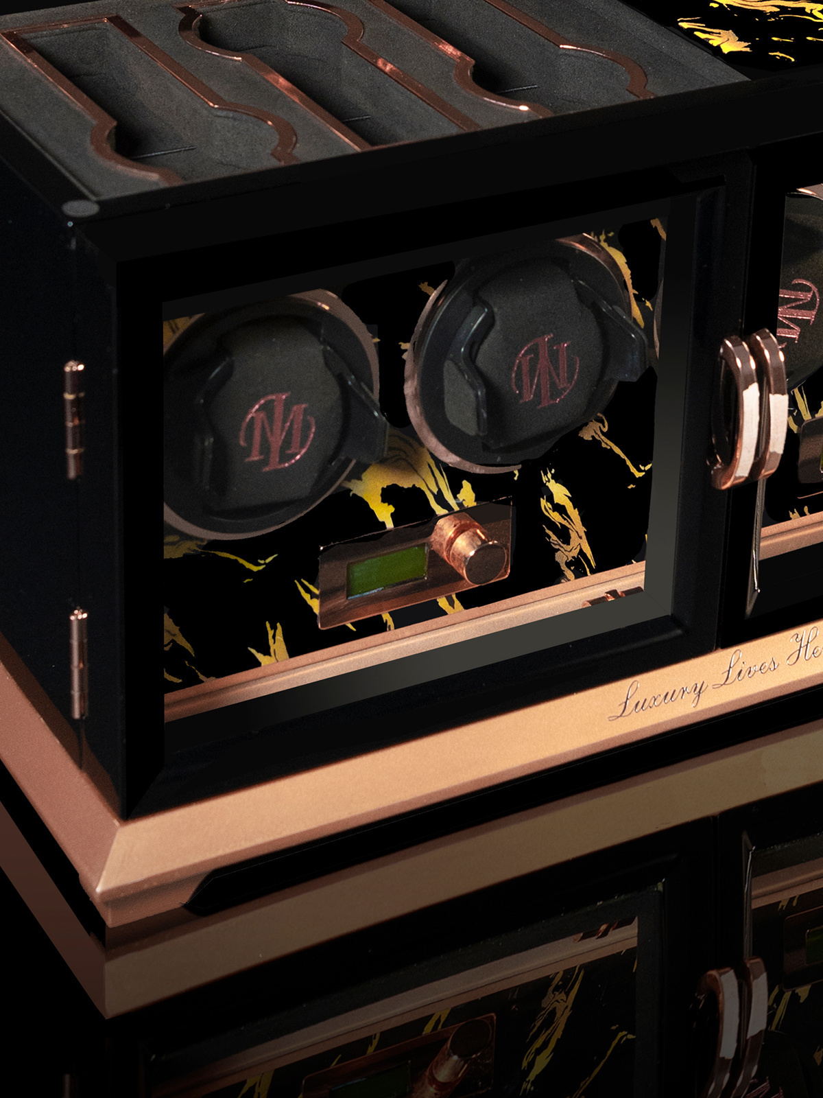 Modern Innovations Quad Legacy Collection Uhrenbeweger für 4 Uhren