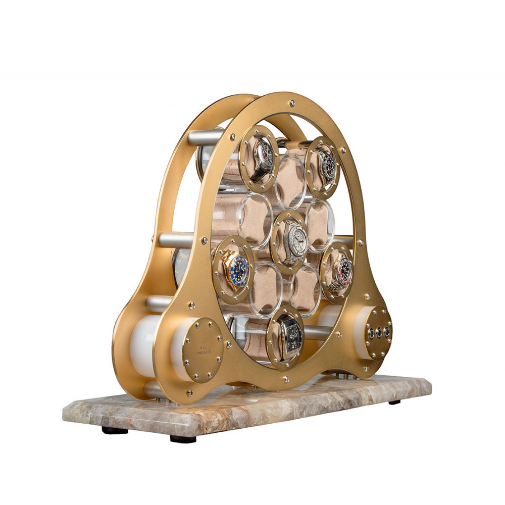 LumiSidus 11 Cristal 24 Karat Gold Uhrenbeweger