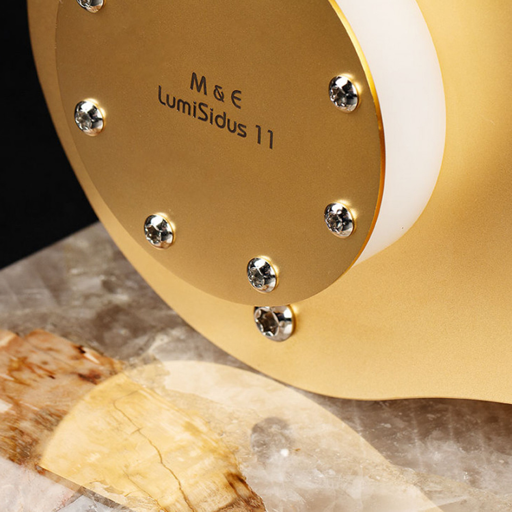 LumiSidus 11 Cristal 24 Karat Gold Uhrenbeweger
