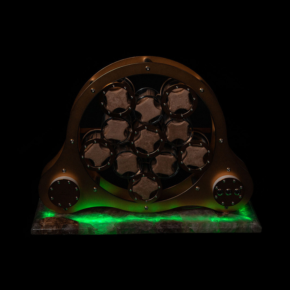 LumiSidus 11 Cristal 24 Karat Gold Uhrenbeweger