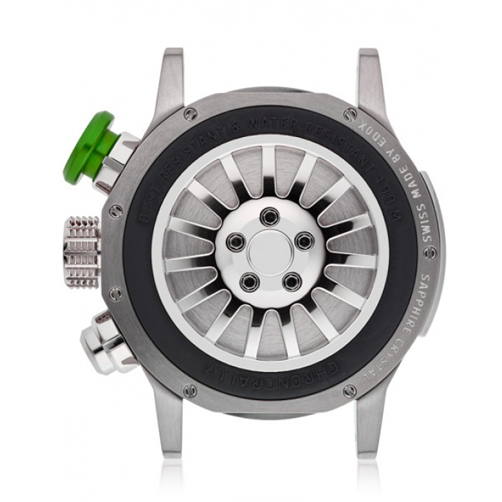 Edox Chronorally Chronograph 48mm Herrenuhr 38001-TINV-BUV3