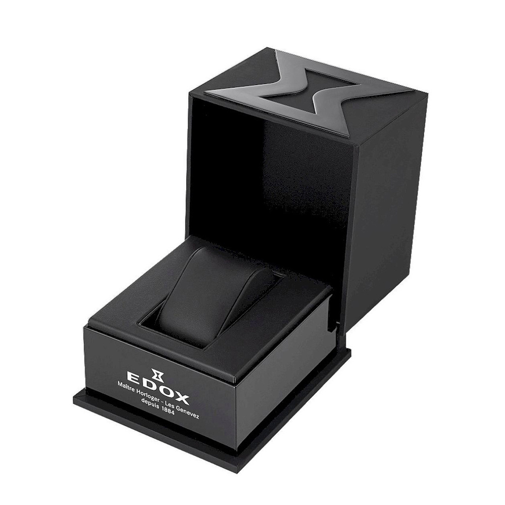 Edox Chronorally Chronograph 48mm Herrenuhr 38001-TINV-BUV3