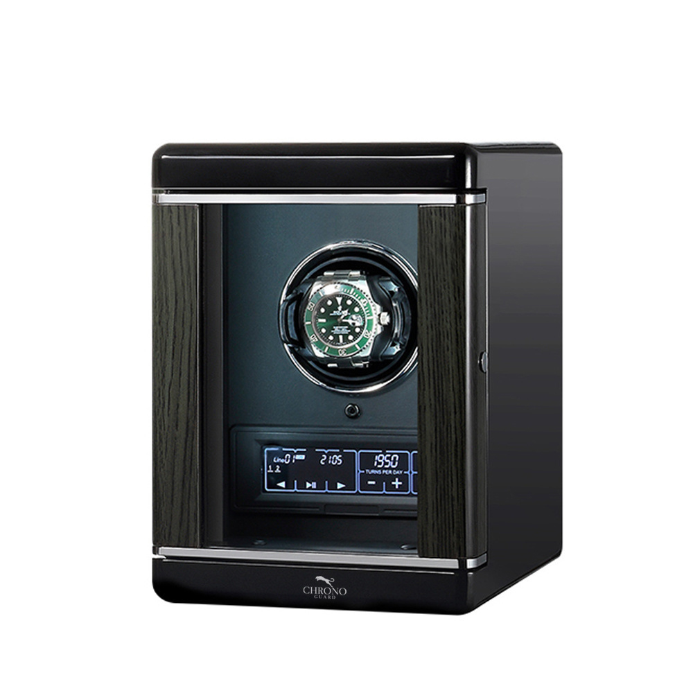 CHRONOGUARD Panthera One Uhrenbeweger Klavierlack schwarz