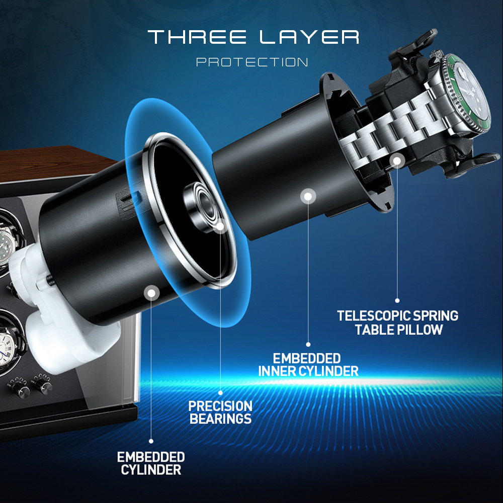 CHRONOGUARD Panthera IX schwarzer hochglanz Klavierlacklack