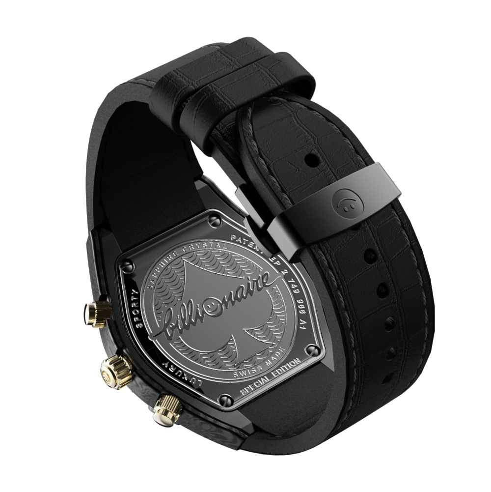 Billionaire by Flavio Briatore  Chronograph Uhr Schwarz