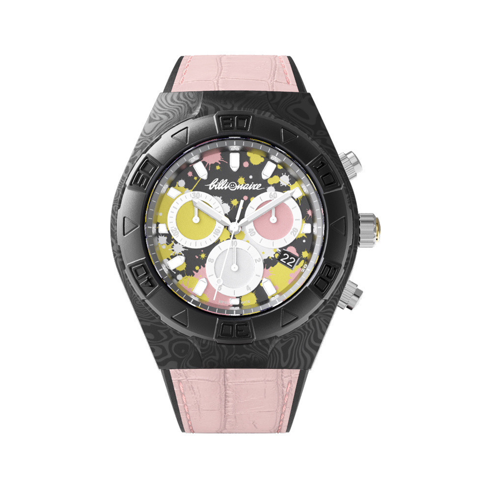 Billionaire by Flavio Briatore  Chronograph Uhr Beige  Rosa