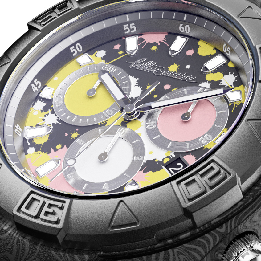 Billionaire by Flavio Briatore  Chronograph Uhr Beige  Rosa