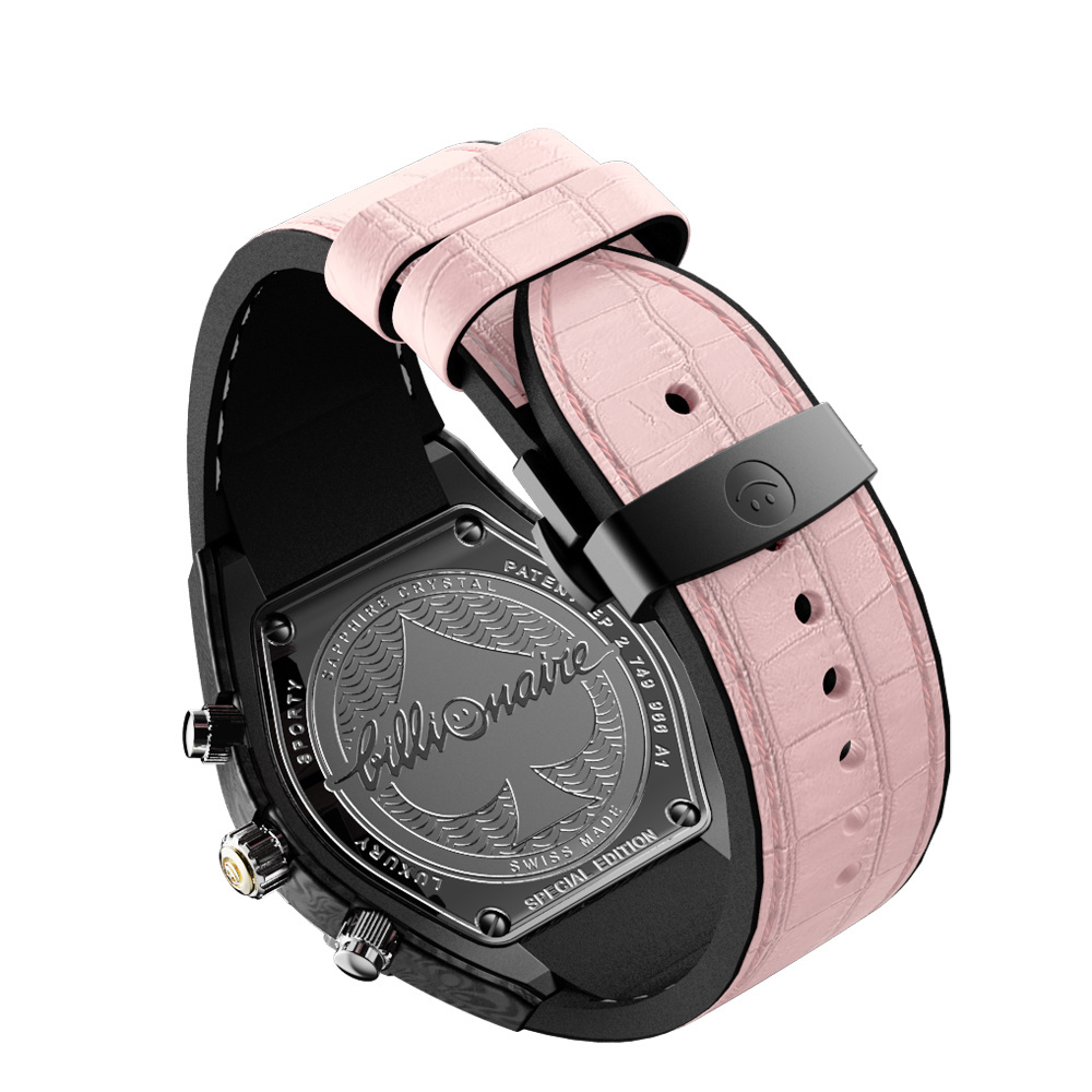 Billionaire by Flavio Briatore  Chronograph Uhr Beige  Rosa