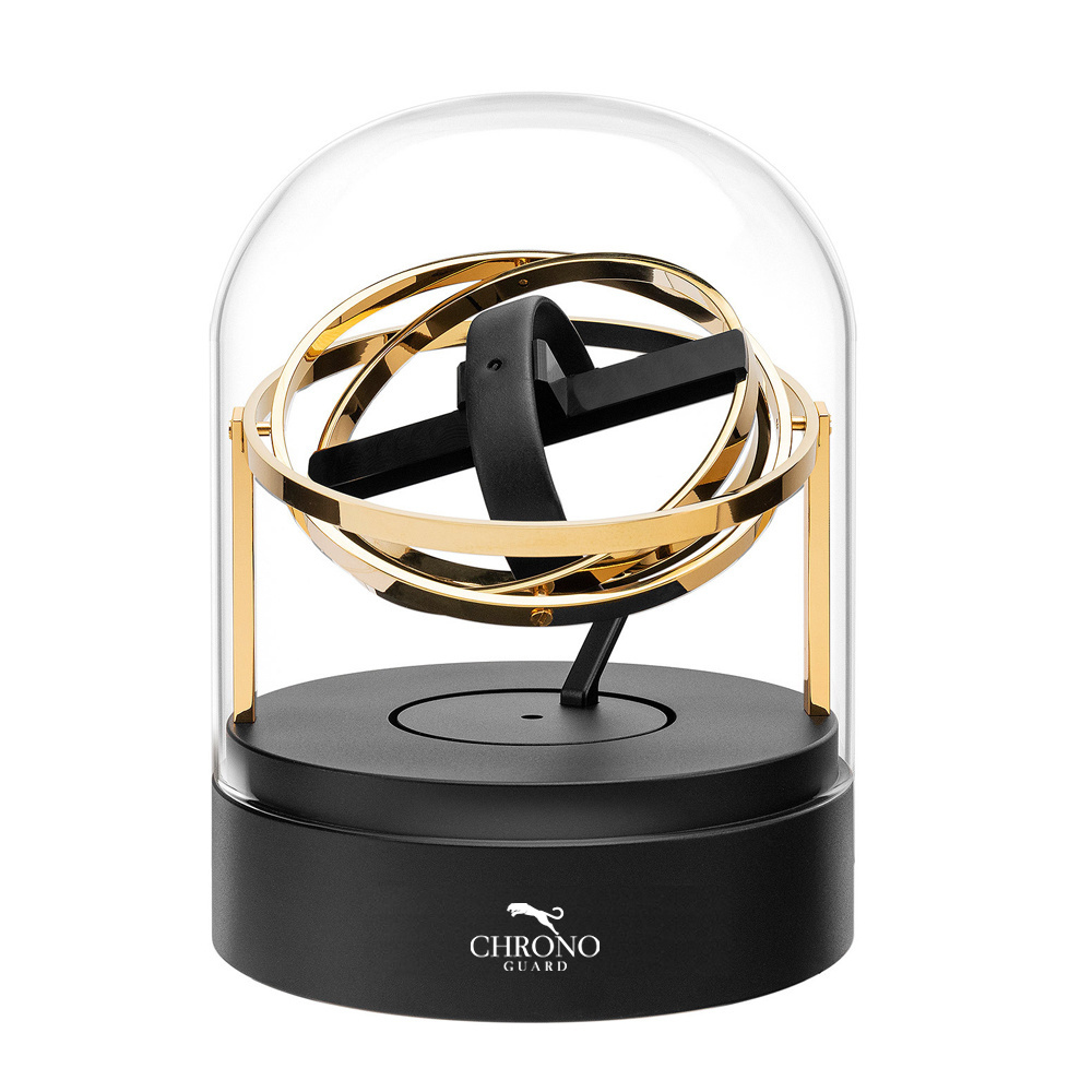 CHRONOGUARD Uhrenbeweger Astro Gyroscope silber für 1 Automatikuhr