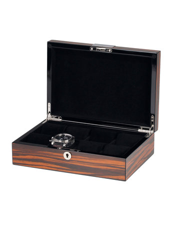 LuxTech Uhrebox LT-2264-8-E für 8 Uhren ebony