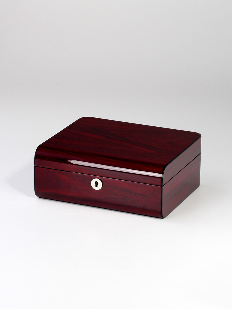 LuxTech  Uhrenbox LT-2267-6-C für 6 Uhren cherry