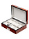 LuxTech Uhrenbox LT-2022-8RO für 8 Uhren rosewood