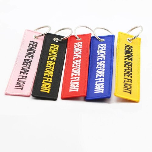 Remove Before Flight Tag Blauw