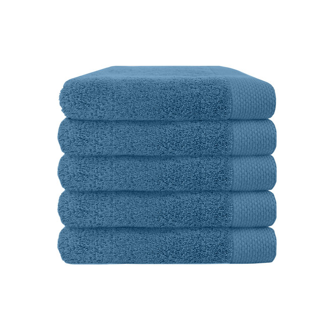 Handdoeken Premium Blauw 50 x 100 cm - Set van 5
