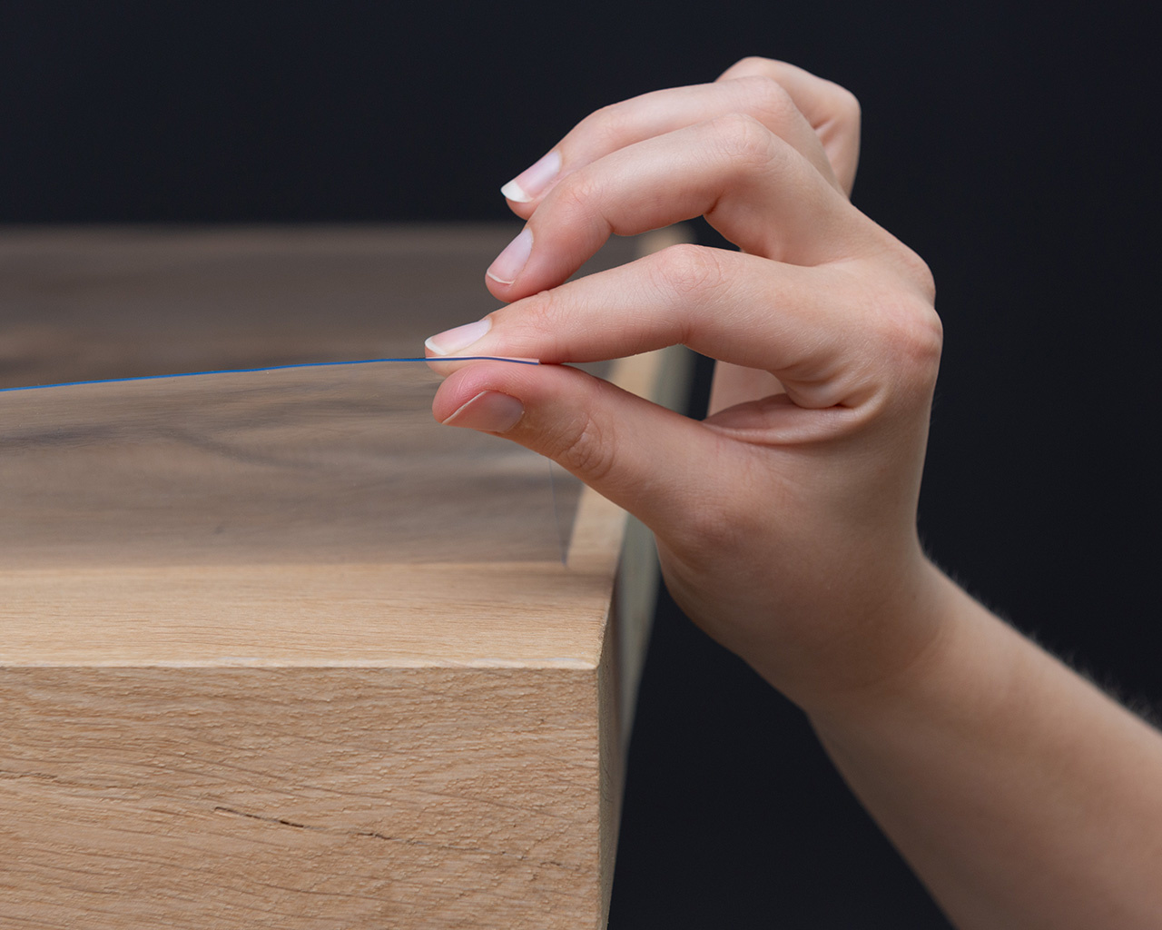 Custom made clear table cloth